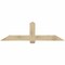 Ekena Millwork Eugene Rough Sawn Timber Gable Bracket, Douglas Fir, 72"W x 21"H x 2"D x 6"F, 7/12 Pitch GBW072X21X0206EUG00RDF - alternate 1